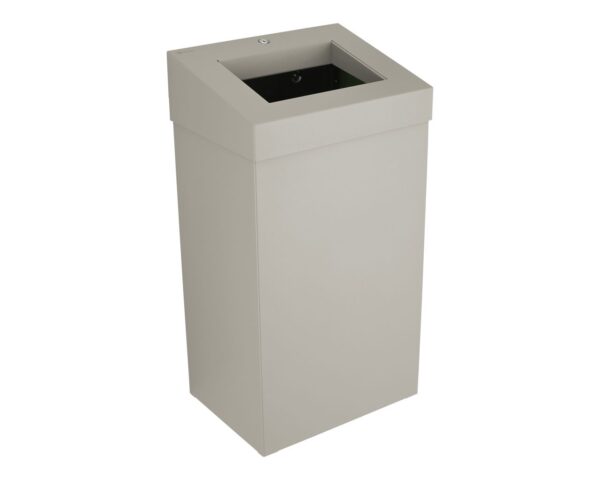 Kosz na odpady otwarty MERIDA STELLA STONE GREY LINE, pojemność 45 l, szary kamienny Kosz na odpady otwarty MERIDA STELLA STONE GREY LINE, pojemność 45 l, szary kamienny