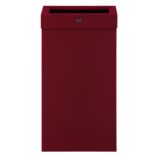 Kosz na odpady otwarty MERIDA STELLA SLIM RED LINE COMBO, pojemność 15 l, czerwony
