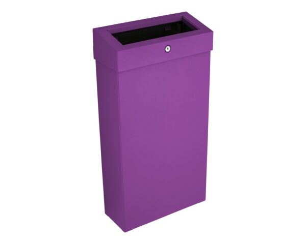 Kosz na odpady otwarty MERIDA STELLA SLIM VIOLET LINE COMBO, pojemność 15 l, fioletowy Kosz na odpady otwarty MERIDA STELLA SLIM VIOLET LINE COMBO, pojemność 15 l, fioletowy