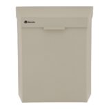 Kosz do damskich toalet MERIDA STELLA SILK GREY LINE 4,5 l, szary jedwabisty