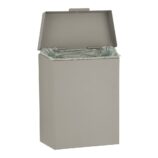 Kosz do damskich toalet MERIDA STELLA STONE GREY LINE 4,5 l, szary kamienny