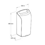 Kosz otwarty wiszący 40 l MERIDA UNIQUE EXCLUSIVE CARBON LINE