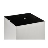 Kosz podblatowy na kółkach MERIDA STELLA, pojemność 60 l, stal matowa