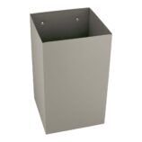 Kosz podblatowy na kółkach MERIDA STELLA STONE GREY LINE, pojemność 60 l, szary kamienny