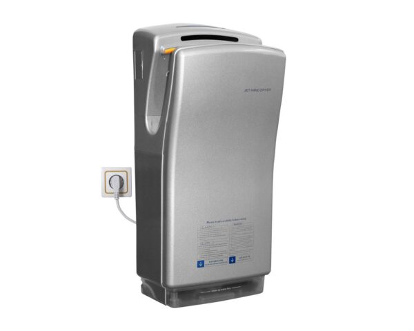 Suszarka kieszeniowa do rąk MERIDA ECO JET, tworzywo ABS, szara Suszarka kieszeniowa do rąk MERIDA ECO JET, tworzywo ABS, szara