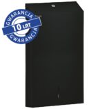 Pojemnik na ręczniki składane MERIDA STELLA SLIM BLACK LINE MEGA, czarny