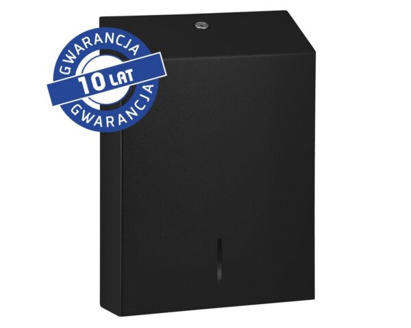 Pojemnik na ręczniki składane MERIDA STELLA SLIM BLACK LINE MAXI, czarny Pojemnik na ręczniki składane MERIDA STELLA SLIM BLACK LINE MAXI, czarny