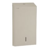 Pojemnik na ręczniki składane MERIDA STELLA SLIM SILK GREY LINE MEGA, szary jedwabisty