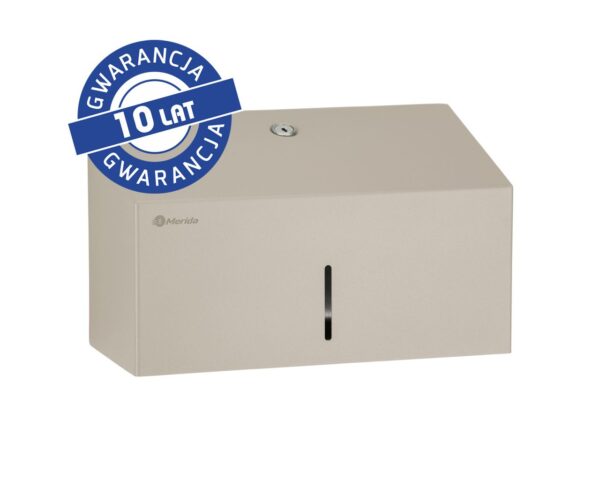 Pojemnik na ręczniki składane MERIDA STELLA SILK GREY LINE MINI, szary jedwabisty Pojemnik na ręczniki składane MERIDA STELLA SILK GREY LINE MINI, szary jedwabisty