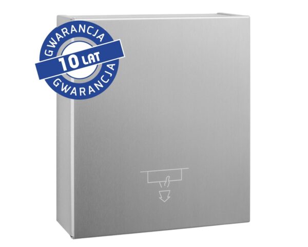 Podszafkowy pojemnik na ręczniki składane MERIDA STELLA SLIM MAXI, stal matowa Podszafkowy pojemnik na ręczniki składane MERIDA STELLA SLIM MAXI, stal matowa