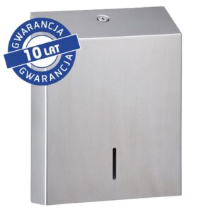 Pojemnik na ręczniki składane MERIDA STELLA SLIM MAXI, stal matowa