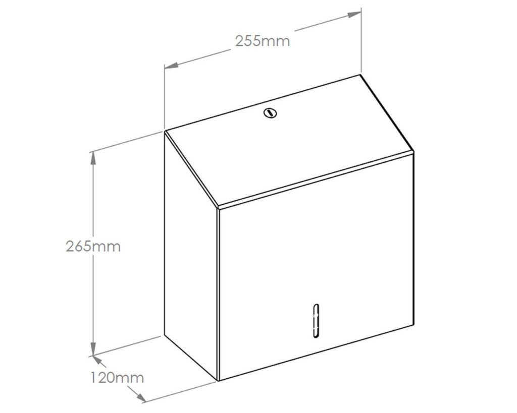 Pojemnik na ręczniki składane MERIDA STELLA RED LINE MAXI, czerwony