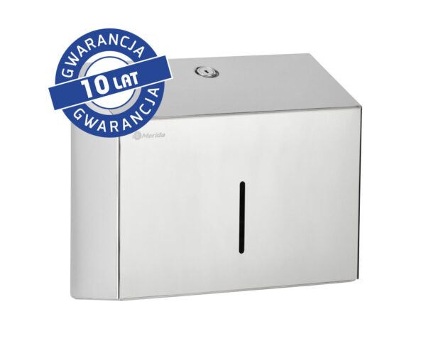 Pojemnik na ręczniki składane MERIDA STELLA SLIM MINI, stal polerowana Pojemnik na ręczniki składane MERIDA STELLA SLIM MINI, stal polerowana