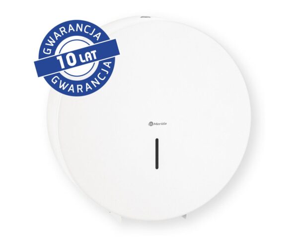 Pojemnik na papier toaletowy MERIDA STELLA WHITE LINE MEGA, średnica papieru do 28 cm, biały Pojemnik na papier toaletowy MERIDA STELLA WHITE LINE MEGA, średnica papieru do 28 cm, biały