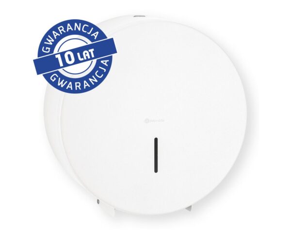 Pojemnik na papier toaletowy MERIDA STELLA WHITE LINE MAXI, średnica papieru do 23 cm, biały Pojemnik na papier toaletowy MERIDA STELLA WHITE LINE MAXI, średnica papieru do 23 cm, biały