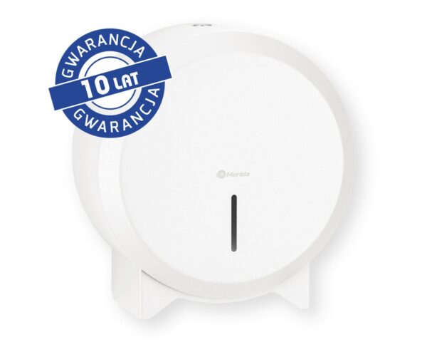 Pojemnik na papier toaletowy MERIDA STELLA WHITE LINE MINI, średnica papieru do 19 cm, biały