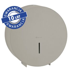 Pojemnik na papier toaletowy MERIDA STELLA STONE GREY LINE MAXI, średnica papieru do 23 cm, szary kamienny