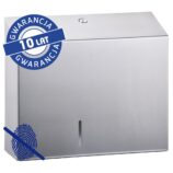 Pojemnik na papier toaletowy MERIDA STELLA Anti-FingerPrint MAXI, średnica popieru do 23 cm, stal matowa z powłoką AFP