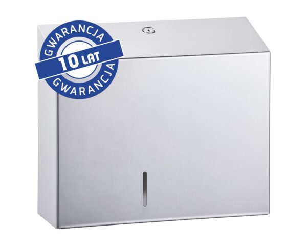 Pojemnik na papier toaletowy MERIDA STELLA MAXI, średnica papieru do 23 cm, stal polerowana Pojemnik na papier toaletowy MERIDA STELLA MAXI, średnica papieru do 23 cm, stal polerowana