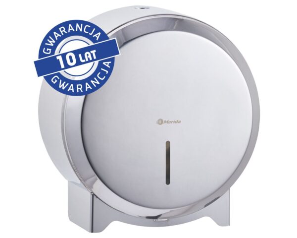 Pojemnik na papier toaletowy MERIDA STELLA MINI, średnica papieru do 19 cm, stal polerowana Pojemnik na papier toaletowy MERIDA STELLA MINI, średnica papieru do 19 cm, stal polerowana