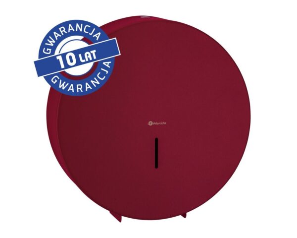 Pojemnik na papier toaletowy MERIDA STELLA RED LINE MEGA, średnica papieru do 28 cm, czerwony Pojemnik na papier toaletowy MERIDA STELLA RED LINE MEGA, średnica papieru do 28 cm, czerwony