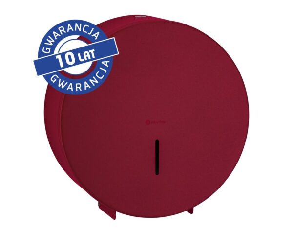 Pojemnik na papier toaletowy MERIDA STELLA RED LINE MAXI, średnica papieru do 23 cm, czerwony Pojemnik na papier toaletowy MERIDA STELLA RED LINE MAXI, średnica papieru do 23 cm, czerwony