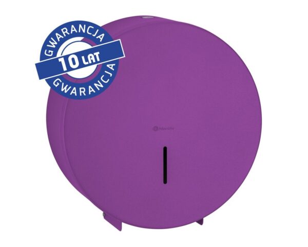 Pojemnik na papier toaletowy MERIDA STELLA VIOLET LINE MAXI, średnica papieru do 23 cm, fioletowy