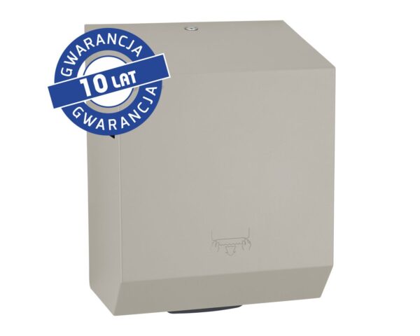 Mechaniczny podajnik ręczników papierowych w rolach MERIDA STELLA STONE GREY LINE, szary kamienny Mechaniczny podajnik ręczników papierowych w rolach MERIDA STELLA STONE GREY LINE, szary kamienny