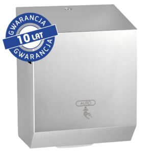 Automatyczny bezdotykowy podajnik ręczników papierowych w roli MERIDA STELLA AUTOMATIC MAXI, stal matowa