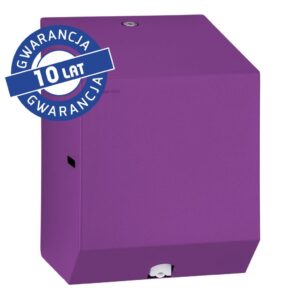 Pojemnik na ręczniki papierowe w rolach lub papier toaletowy w systemie listkowym MERIDA STELLA VIOLET LINE MINI, fioletowy