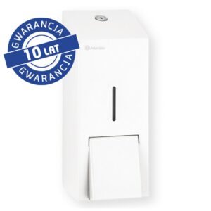 Dozownik mydła w pianie MERIDA STELLA WHITE LINE MAXI na jednorazowe wkłady 700 g, biały