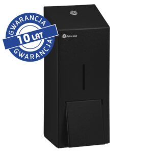 Dozownik mydła w pianie MERIDA STELLA BLACK LINE MAXI na jednorazowe wkłady 700 g, czarny