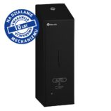 Bezdotykowy automatyczny dozownik mydła w pianie MERIDA STELLA AUTOMATIC SLIM BLACK LINE na jednorazowe wkłady 800 ml, czarny
