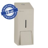 Dozownik mydła w płynie MERIDA STELLA SILK GREY LINE MAXI, pojemność zbiornika 800 ml, szary jedwabisty