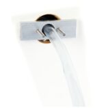 Dozownik mydła w płynie ścienny, STOŻEK, czarny