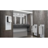 Biały panel ścienny mały, wymiary 600x300x2 mm