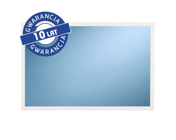 Lustro w ramie metalowej - białej MERIDA STELLA WHITE LINE, 40 x 60 cm