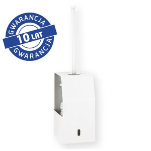 Szczotka do WC z uchwytem, mocowana do ściany MERIDA STELLA WHITE LINE, biała