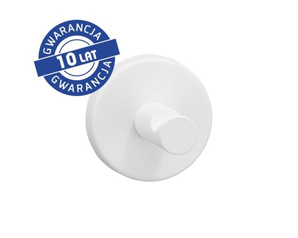 Wieszak kołkowy MERIDA STELLA WHITE LINE, biały