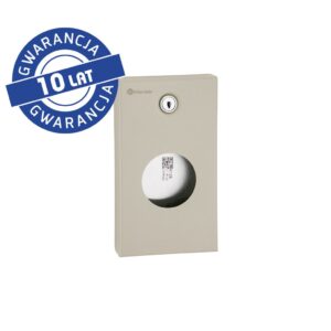 Pojemnik na torebki higieniczne MERIDA STELLA SILK GREY LINE, szary jedwabisty