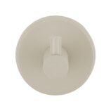 Wieszak pojedynczy MERIDA STELLA SILK GREY LINE, szary jedwabisty