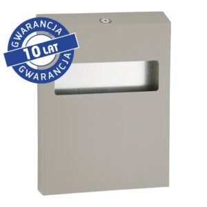 Pojemnik na podkładki na deskę sedesową MERIDA STELLA STONE GREY LINE, szary kamienny