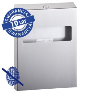 Pojemnik na podkładki na deskę sedesową MERIDA STELLA Anti-FingerPrint stal matowa z powłoką AFP