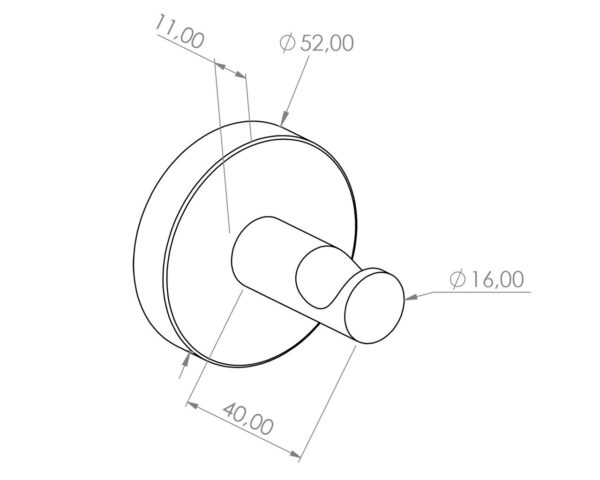 Wieszak kołkowy MERIDA STELLA GREEN LINE, zielony