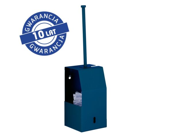 Szczotka do WC z uchwytem, mocowana do ściany MERIDA STELLA BLUE LINE, niebieska Szczotka do WC z uchwytem, mocowana do ściany MERIDA STELLA BLUE LINE, niebieska