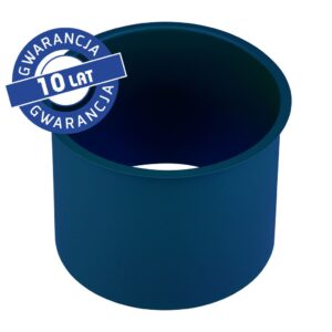 Kołnierz kosza nablatowy okrągły MERIDA STELLA BLUE LINE, niebieski