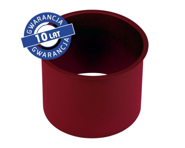 Kołnierz kosza nablatowy okrągły MERIDA STELLA RED LINE, czerwony