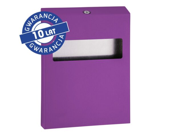 Pojemnik na podkładki na deskę sedesową MERIDA STELLA VIOLET LINE, fioletowy