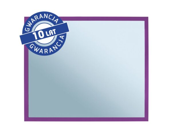 Lustro w ramie metalowej - fioletowej MERIDA STELLA VIOLET LINE, 50 x 60 cm Lustro w ramie metalowej - fioletowej MERIDA STELLA VIOLET LINE, 50 x 60 cm