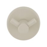 Wieszak podwójny MERIDA STELLA SILK GREY LINE, szary jedwabisty